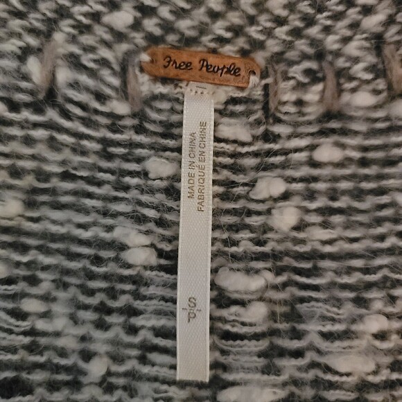 Free People Oversized Open Front Cardigan Womens Size S - Picture 8 of 9